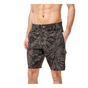 Speedo Mens Floral Hybrid Swim Bottom Board Shorts, NWT